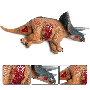 Trẻ Em Chắc Chắn Mô Phỏng Khủng Long Kỷ Jura Mô Hình Cảnh Triceratops Xác Sống Tyrannosaurus Rex Đồ Chơi Khủng Long Trang Trí