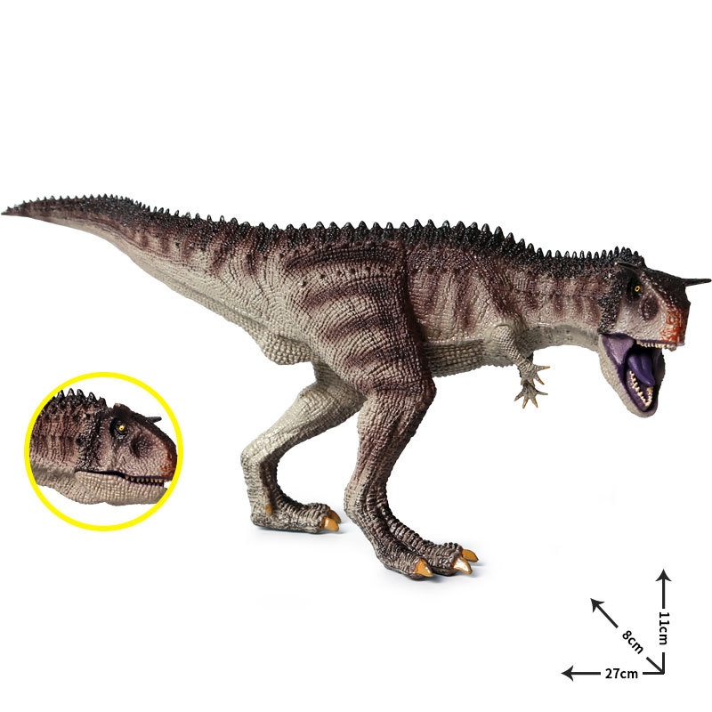 Carnotaurus Kỷ Jura Ăn Thịt Bò Rồng Mô Phỏng Bò Lớn Rồng Khủng Long Đồ Chơi Động Vật Mô Hình Rắn Bò Sừng Rồng Trẻ Em Quà Tặng