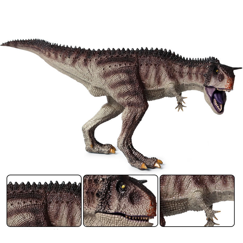 Carnotaurus Kỷ Jura Ăn Thịt Bò Rồng Mô Phỏng Bò Lớn Rồng Khủng Long Đồ Chơi Động Vật Mô Hình Rắn Bò Sừng Rồng Trẻ Em Quà Tặng