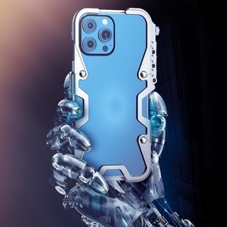 SIMON Sang Trọng Nhôm Giáp Khung Kim Loại Ốp Lưng Điện Thoại Xiaomi Redmi Note 15 Pro Plus 5G 4G Vỏ Bảo Vệ Chống Sốc
