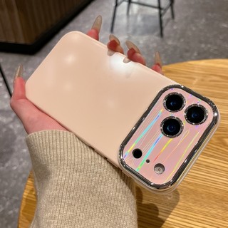 Ốp điện thoại màu đen cao cấp hai tông màu sang trọng mờ cửa sổ lớn Aurora phù hợp cho iPhone 11 12 13 14 15 16 17 Pro Max Vỏ silicon 2 trong 1 chống rơi