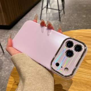 Ốp điện thoại màu đen cao cấp hai tông màu sang trọng mờ cửa sổ lớn Aurora phù hợp cho iPhone 11 12 13 14 15 16 17 Pro Max Vỏ silicon 2 trong 1 chống rơi