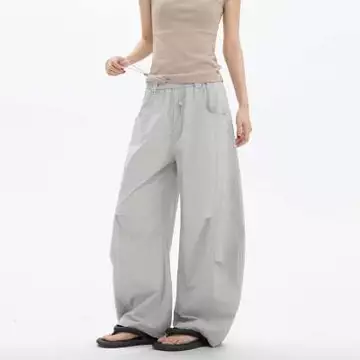 Quần Thể Thao Ống Rộng Thời Trang Hàn Quốc Dành Cho Nữ quần jogger nỉ quần túi hộp nữ quần tây nữ Quần ống rộng