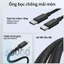 Acer Dây cáp sạc nhanh Type C ip 60W USB-C sang USB-C cáp bện truyền dữ liệu 480Mbps có đầu nối nhôm cáp USB-C bền và chống uốn cong cho Mac UC0020