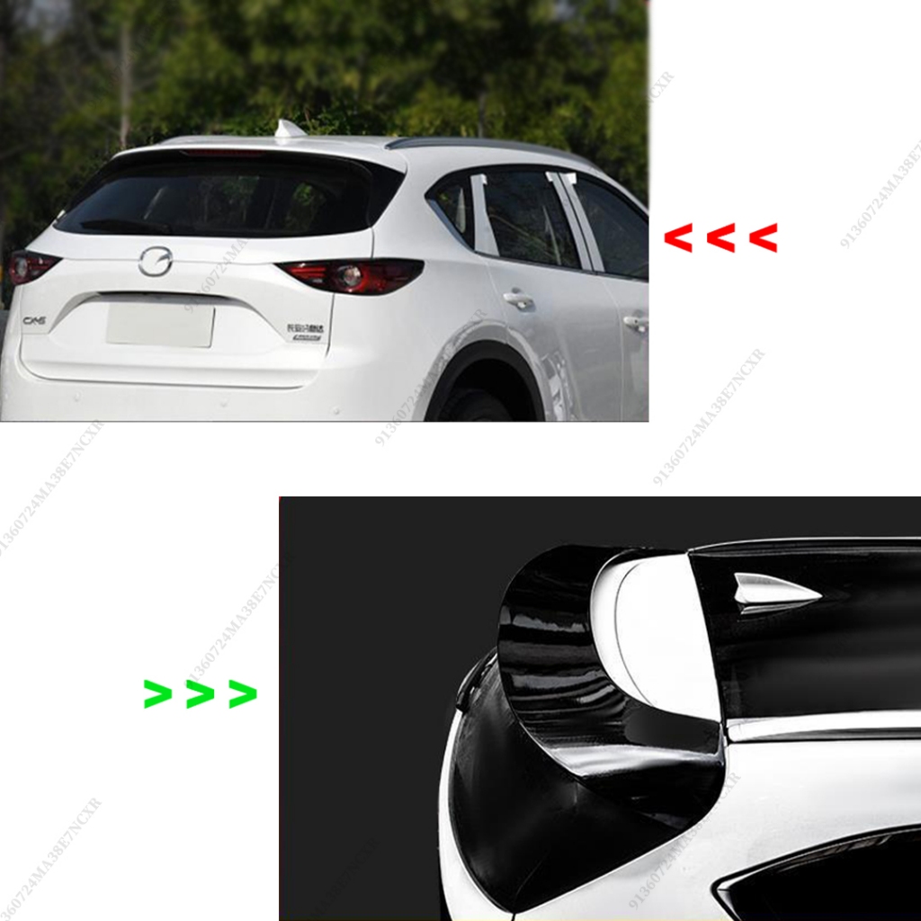 Mái Spoiler Cánh Sau Cho Xe Mazda CX-5 CX5 2017 2018 2019 2020 2021 2022 2023 2024 Đua Đuôi Không Khí Giảm Chấn Trang Trí Điều Chỉnh Phụ Kiện
