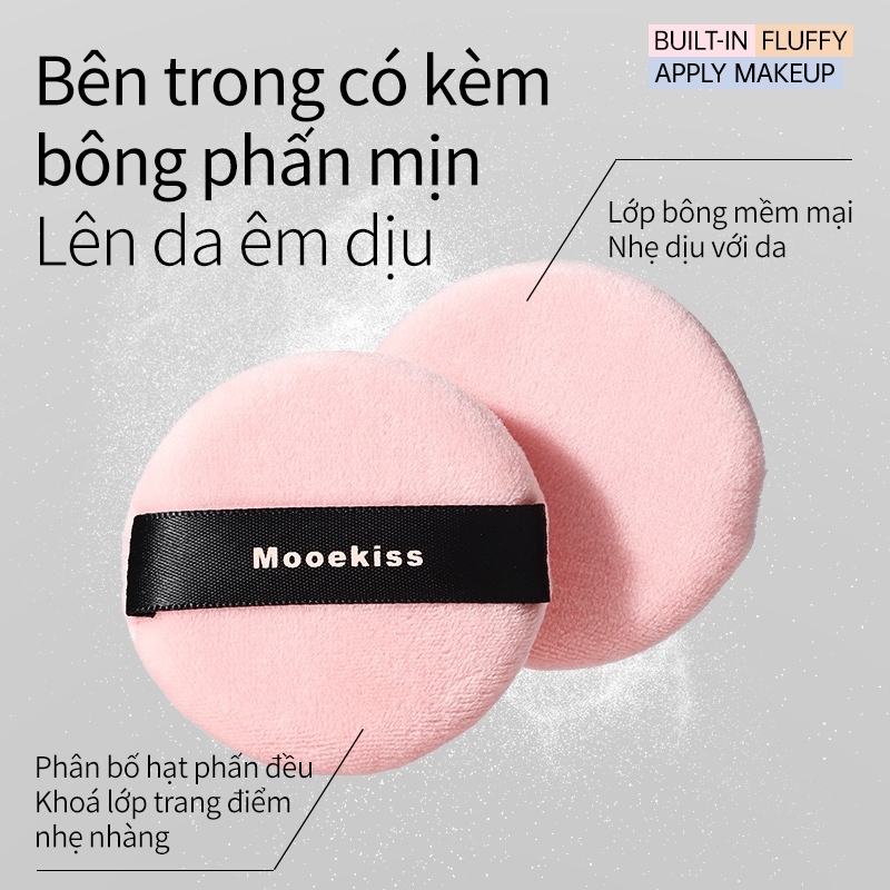 [KOL] Bột đường viền 3 màu Mooekiss, sản phẩm trang điểm kiểm soát dầu, tác dụng trang điểm lâu trôi, 7,5g