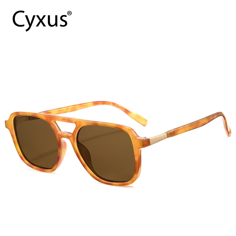 Cyxus Kính Mát Phi Công Phân Cực UV400 Chống Chói Cho Nam Nữ Đi Biển Đa Năng P1215