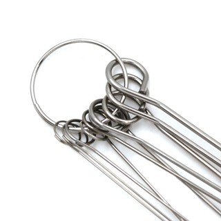 10 chiếc kim làm sạch đầu đèn pin chuyên nghiệp, đầu thép không gỉ cho thiết bị hàn và cắt