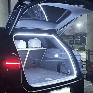 Thân Xe Ô Tô Xung Quanh Dải Đèn LED 2M 4M Cảm Biến Tự Động Cổng Sau Trang Trí Chảy Dây Nội Thất Bên Ngoài Xe Phụ Kiện