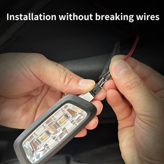Thân Xe Ô Tô Xung Quanh Dải Đèn LED 2M 4M Cảm Biến Tự Động Cổng Sau Trang Trí Chảy Dây Nội Thất Bên Ngoài Xe Phụ Kiện