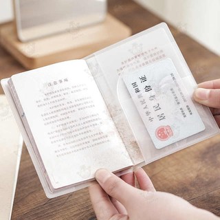 Hộp đựng hộ chiếu PVC đa chức năng, có túi đựng thẻ, vỏ bảo vệ