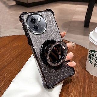 Ốp Điện Thoại Cho Vivo V60 V50 V30 Pro V60Lite V50Lite V50 VivoV60 5G 4G Trong Suốt Gradient Lấp Lánh Bling TPU Silicon Ốp Lưng Chống Sốc Giá Đỡ Vòng Từ Tính Ốp Lưng