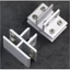 Hợp Kim Nhôm Dày Thủy Tinh Cố Định Ngói Laminate Gỗ Kết Hợp 90 Độ 180 Độ T-Clip