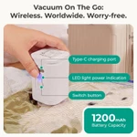 BAGSMART Túi Bảo Quản Chân Không Cho Du Lịch Với Máy Bơm Không Khí Sạc 21 Gói Túi Tiết Kiệm Không Gian Di Động Cho Du Lịch & Gia Đình Hút Chân Không Nén Túi Cho Quần Áo Chăn Duvets — ảnh 4
