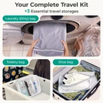 BAGSMART Túi Bảo Quản Chân Không Cho Du Lịch Với Máy Bơm Không Khí Sạc 21 Gói Túi Tiết Kiệm Không Gian Di Động Cho Du Lịch & Gia Đình Hút Chân Không Nén Túi Cho Quần Áo Chăn Duvets — ảnh 7