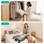 BAGSMART Túi Bảo Quản Chân Không Cho Du Lịch Với Máy Bơm Không Khí Sạc 21 Gói Túi Tiết Kiệm Không Gian Di Động Cho Du Lịch & Gia Đình Hút Chân Không Nén Túi Cho Quần Áo Chăn Duvets — ảnh 6