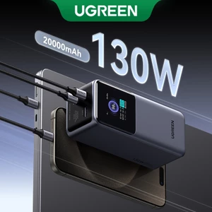 Ugreen 130W 200W 20000mAh 25000mAh Laptop Power Bank Sạc Siêu Nhanh 100W PD3.1 Cho Macbook Air / Pro Lenovo