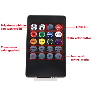 Đèn Led Xe Máy Khí Quyển Trang Trí Xung Quanh Dải Đèn Neon Đèn Linh Hoạt RGB APP 12V Cho Harley Yamaha Kawasaki Suzuki