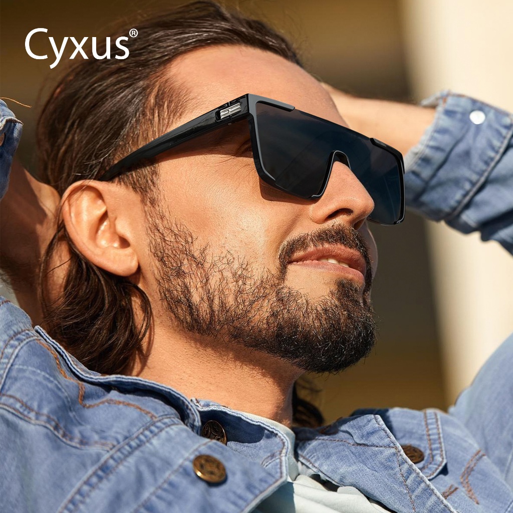 Cyxus  Kính râm nữ | Kính râm thời trang | Chống tia UV | Kiểu Hàn Quốc | Thiết kế hiện đại, lý tưởng cho các hoạt động ngoài trời và đi biển P1130