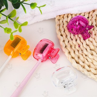 Kẹp Giữ Đầu Bàn Chải Đánh Răng Du Lịch Bằng Nhựa – Nắp Chụp Chống Bụi, Kẹp Bảo Vệ Đầu Bàn Chải Tiện Dụng