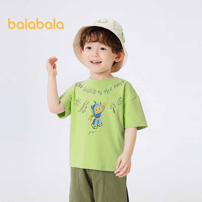 Balabala Bé Tay Ngắn Áo Bé Gái Mùa Hè Mặc 2026 Mới Ngọt Ngào Top Ruffle Tay Đáng Yêu