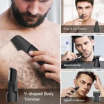 Tông đơ cạo lông MAXGROOM dao cạo lông vùng kín máy cạo râu đa năng 4 in 1 bịch dao râu đơ cơ thể bikini râu máy mu máy cắt tóc mũi mũi dao mặt toàn bộ đơ cắt tóc cắt tỉa mũi — ảnh 4