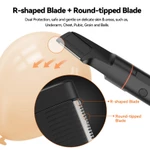 Tông đơ cạo lông MAXGROOM dao cạo lông vùng kín máy cạo râu đa năng 4 in 1 bịch dao râu đơ cơ thể bikini râu máy mu máy cắt tóc mũi mũi dao mặt toàn bộ đơ cắt tóc cắt tỉa mũi — ảnh 5