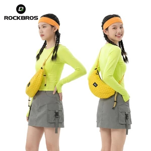 ROCKBROS Túi xe đạp chuối 1.8L, đeo ngang khung trước, dây đeo điều chỉnh được, chống xước cho việc đi xe hàng ngày