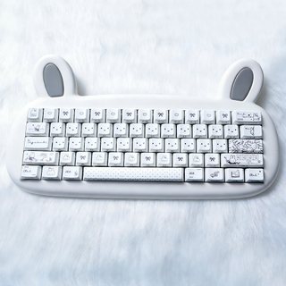 Miffy Side Shine Through Keycaps PBT Dye-sub Cherry Profile Keycap Custom Keycaps Tương thích với Cherry Gateron MX Switch
