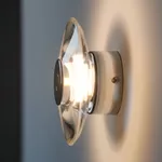 Đèn tường pha lê tròn tối giản Bauhaus, Đèn treo tường Led phong cách Ý, Đầu giường phòng ngủ, Hành lang, Cầu thang trang trí — ảnh 5