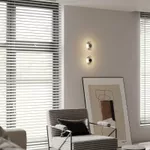 Đèn tường pha lê tròn tối giản Bauhaus, Đèn treo tường Led phong cách Ý, Đầu giường phòng ngủ, Hành lang, Cầu thang trang trí — ảnh 4