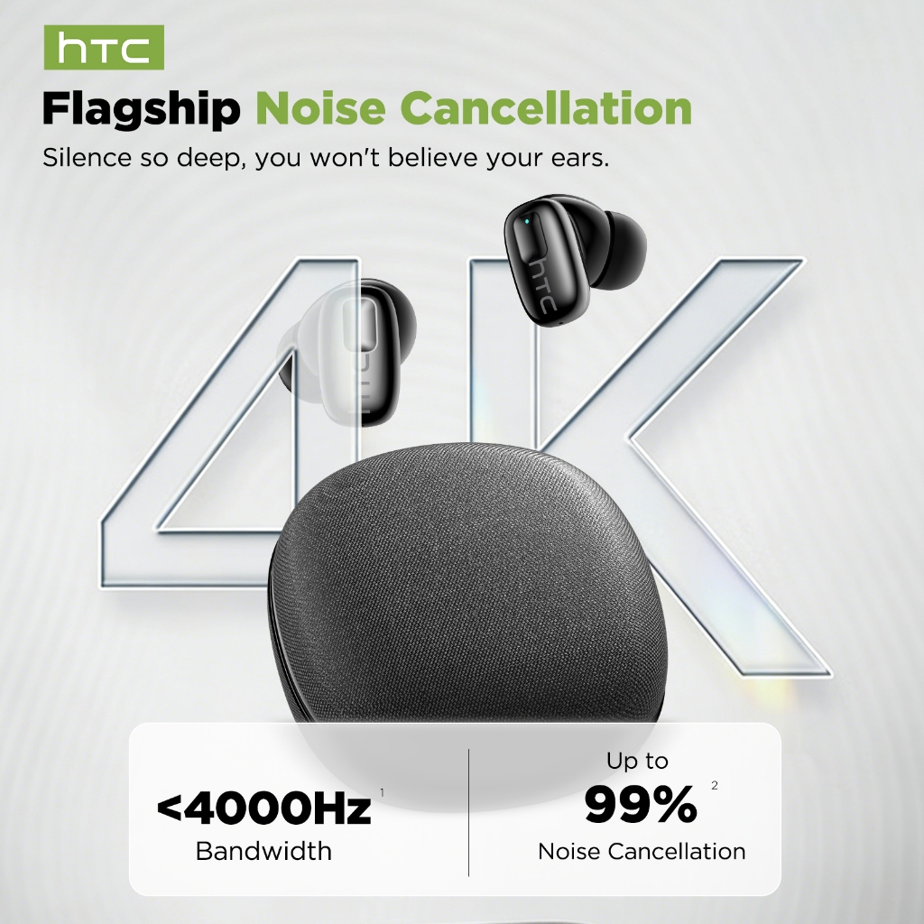 Bảo hành 1 năm HTC NE75 AI Dịch tai nghe Vải dệt Hộp đựng Dịch thời gian thực Tai nghe BluetoothTWS Bluetooth 6.0 Chất lượng âm thanh HiFi IPX5 Tai nghe không dây chống nước | BigBuy360 - bigbuy360.vn