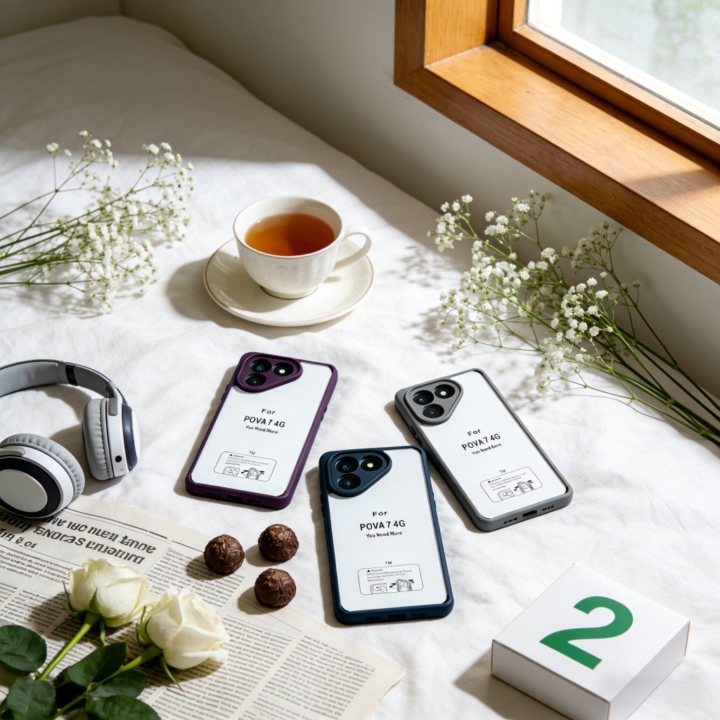 [Sẵn sàng] Vỏ điện thoại chống sốc trong suốt TECNO Pova 6 Neo 4G Pova 7 4G Vỏ bảo vệ Ốp lưng túi khí trong suốt