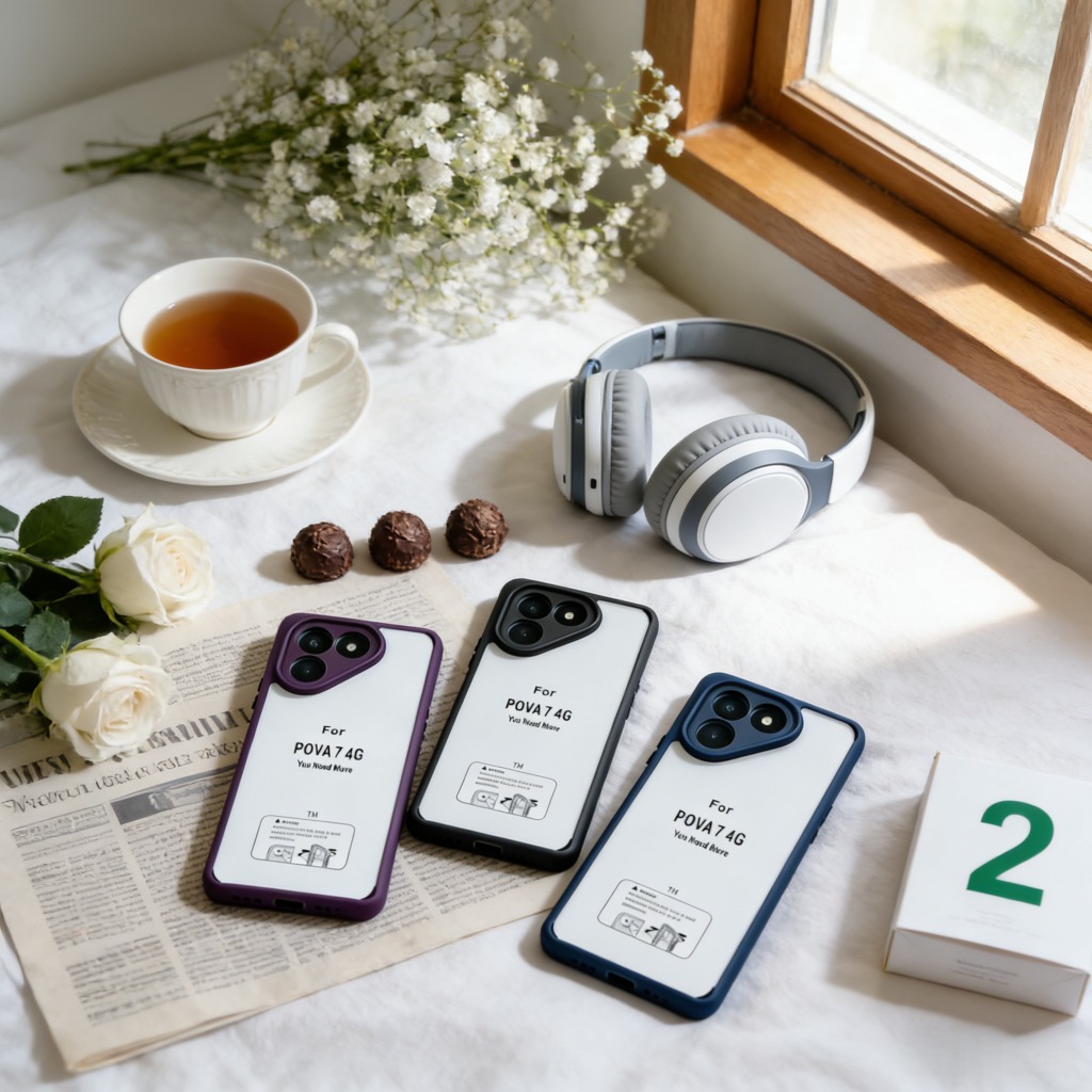 [Sẵn sàng] Vỏ điện thoại chống sốc trong suốt TECNO Pova 6 Neo 4G Pova 7 4G Vỏ bảo vệ Ốp lưng túi khí trong suốt