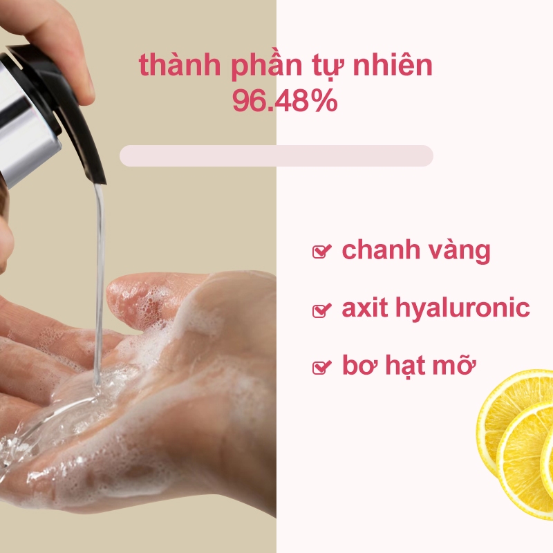 Sữa Tắm Dưỡng Da & Làm Sạch Sâu Cokki 750g - Chiết Xuất Chanh Tươi & Vitamin C Tẩy Tế Bào Chết, Dưỡng Ẩm - Cho Da Sáng Mịn, Se Khít Lỗ Chân Lông Hiệu Quả