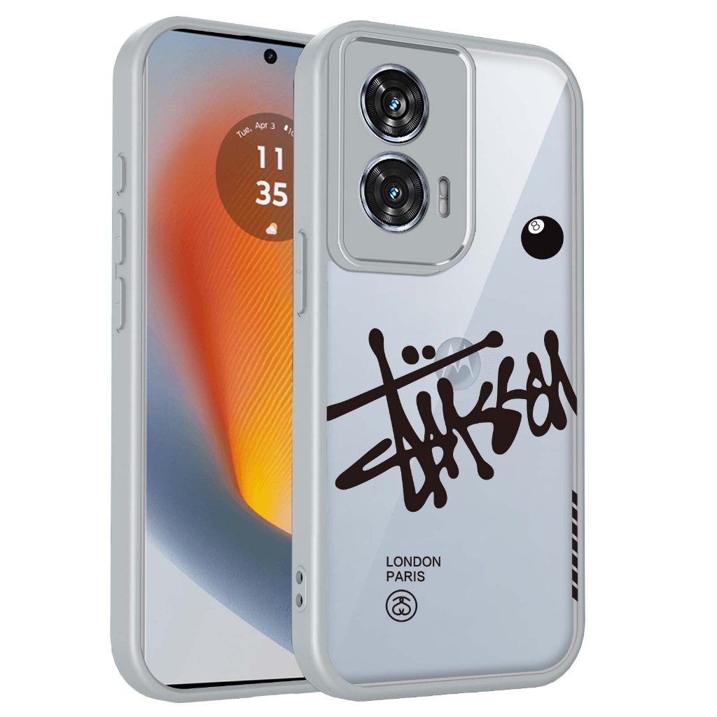 Ốp Bảo Vệ Điện Thoại TPU Chống Sốc Cho Motorola G04 G04S G05 G14 G15 G15 Power G24 G34 G35 G45 4G 5G Vỏ Nhiều Màu Sắc Hợp Thời Trang Bóng Đen 8 Vỏ Điện Thoại