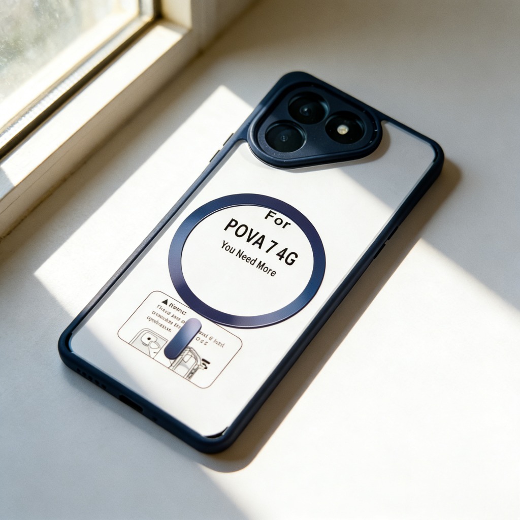 Ốp Điện Thoại Từ Tính Bảo Vệ Camera Chống Trầy Xước Phù Hợp Cho TECNO Pova 6 Neo 4G Pova 7 4G