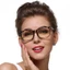 Cyxus Kính Chống Ánh Sáng Xanh & Tia UV Gọng Vuông Cổ Điển Khớp Nối Lò Xo Cho Làm Việc Và Học Tập 8012