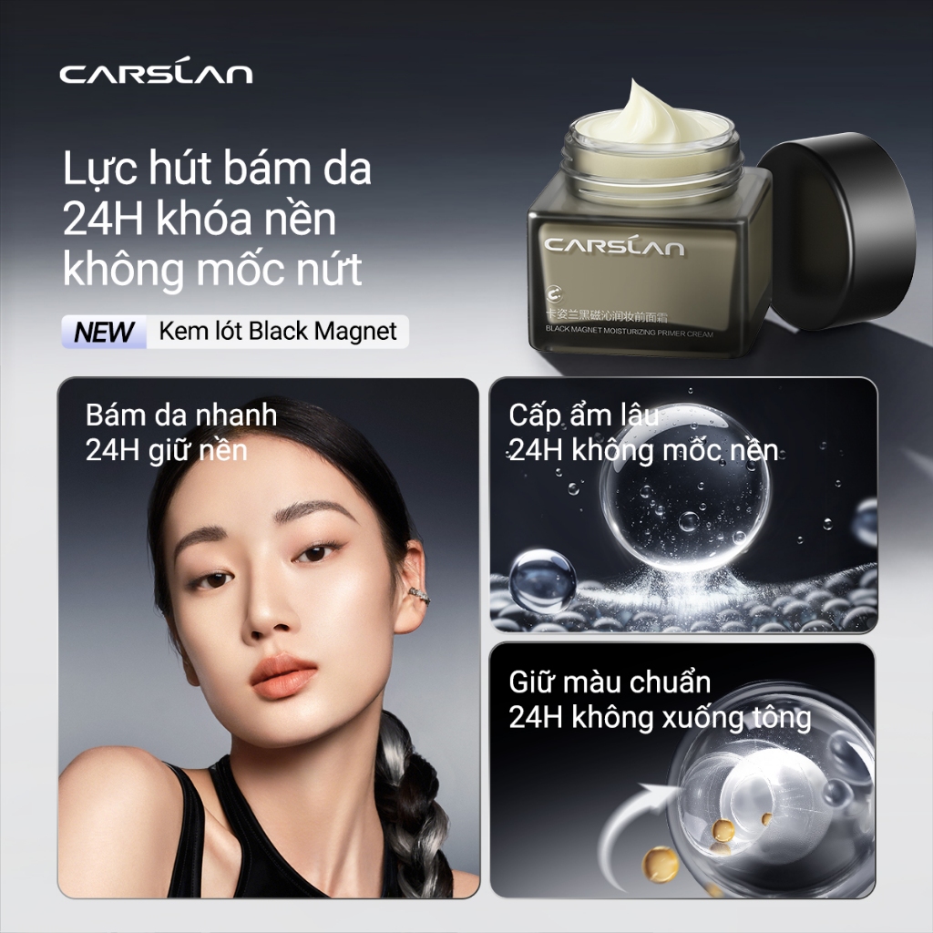 Kem lót dưỡng ẩm nam châm Carslan Black 35g | BigBuy360 - bigbuy360.vn