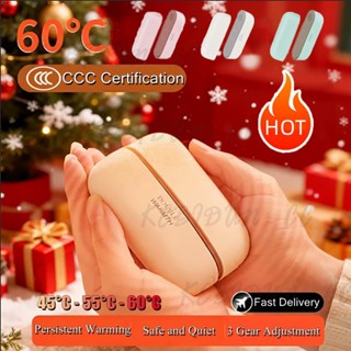 2 trong 1 Từ Điện Tay 6000mAh Sạc Bỏ Túi Ấm 3-Bánh Răng Điều Chỉnh Di Động Giữ Ấm Mùa Đông Quà Tặng