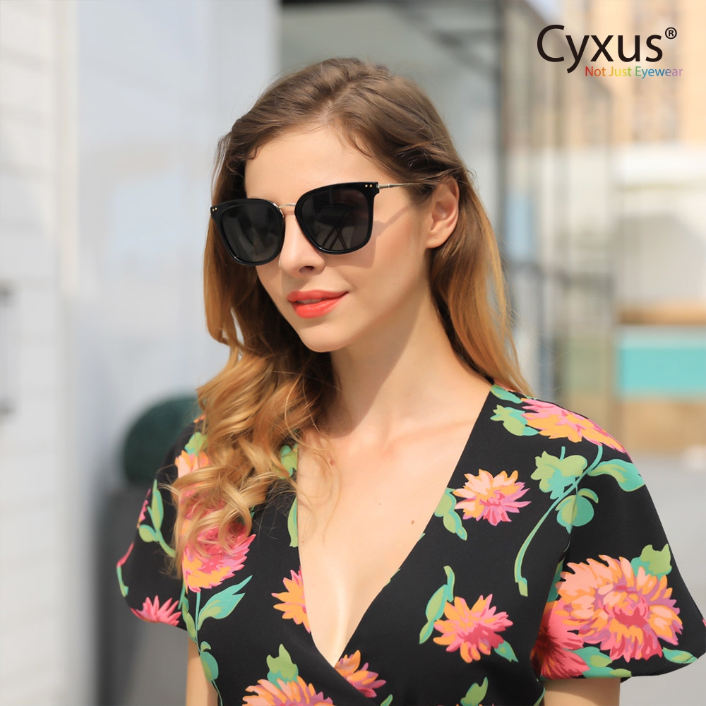 Cyxus Kính râm thời trang | Kính râm phân cực | Kính râm sành điệu | Kính râm phân cực chống chói UV400 | Unisex 1913