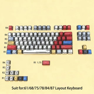 Truyện Tranh Gió Bên Tỏa Sáng Qua Keycaps PBT Dye-sub Cherry Profile Keycap Tùy Chỉnh Keycaps Tương Thích Với Cherry Gateron MX Switches