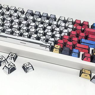 Truyện Tranh Gió Bên Tỏa Sáng Qua Keycaps PBT Dye-sub Cherry Profile Keycap Tùy Chỉnh Keycaps Tương Thích Với Cherry Gateron MX Switches