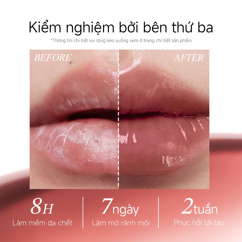 Little Ondine Son môi dưỡng mềm ánh sáng tự nhiên Dưỡng ẩm, giữ màu lâu, không khô môi, mịn màng 3g