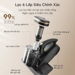 Simplus Máy hút bụi giường nệm Thiết kế 2 cốc chứa bụi   Tia UV diệt khuẩn   Tốc độ đập 96,000 vòng/phút  Lực hút mạnh 18000pa  Sấy khô bằng gió nóng  Bộ lọc HEPA F9 cao cấp  Tích hợp hương thơm CMYH007GY — ảnh 7