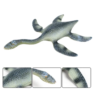 Plesiosaur Mô phỏng động vật khủng long mô hình trẻ em đồ chơi nhựa đại dương rắn plesiosaur mosasaur cá rồng trang trí