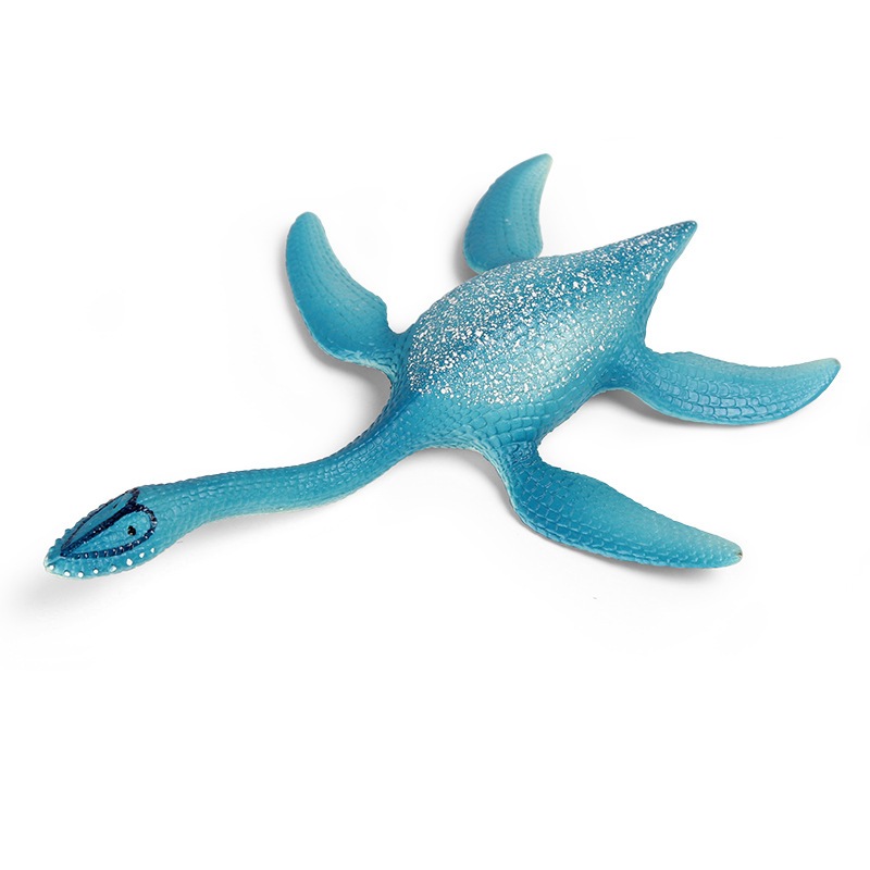 Plesiosaur Mô phỏng động vật khủng long mô hình trẻ em đồ chơi nhựa đại dương rắn plesiosaur mosasaur cá rồng trang trí