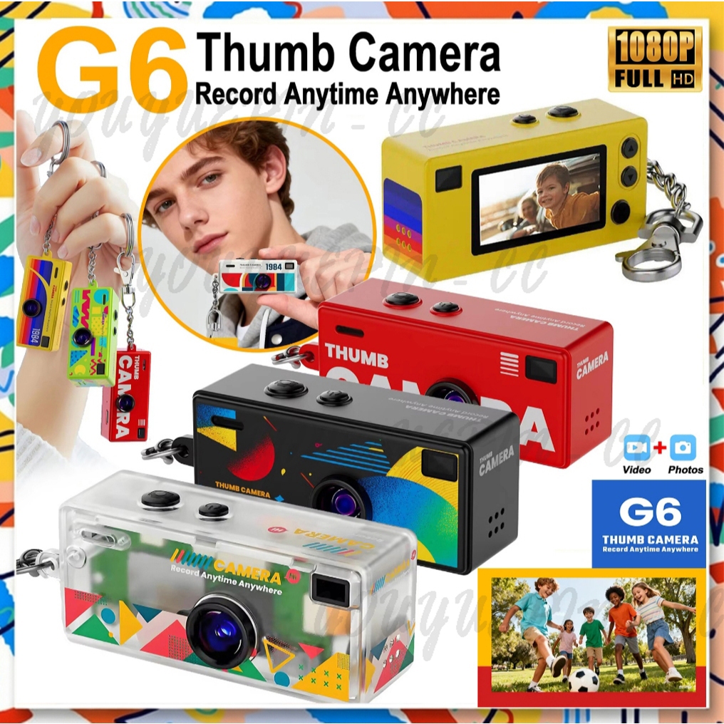 G6 Mini Retro Thumb Keychain Camera 1080P HD Video Recorder 096 Inch ...