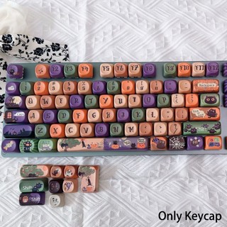 Halloween Keycaps PBT Dye-sub MOA Profile Keycap Custom Keycaps Tương thích với công tắc Cherry Gateron MX