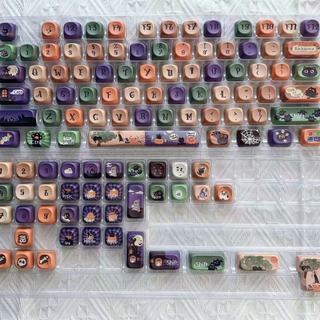 Halloween Keycaps PBT Dye-sub MOA Profile Keycap Custom Keycaps Tương thích với công tắc Cherry Gateron MX